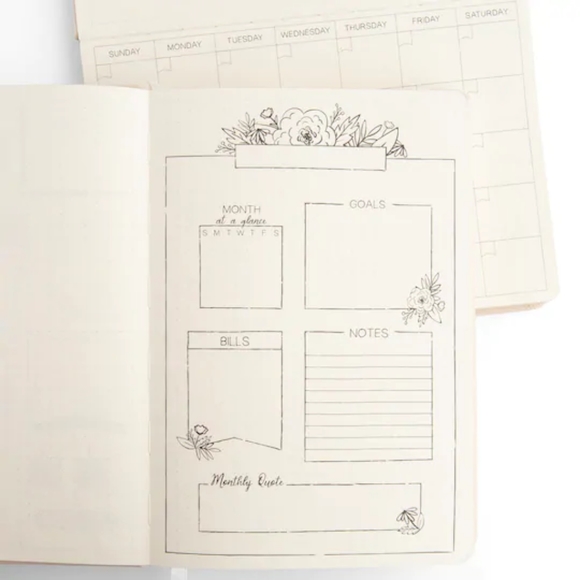 Silver Glitter Journal Planner Bundle - Picture 2 of 7